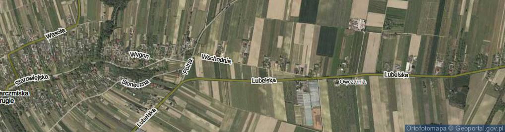 Zdjęcie satelitarne Wschodnia ul.